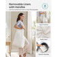 Laundry Hamper with Lid White FredCo