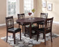 Lavon 5-piece Dining Room Set Espresso and Black 102671-S5 Coaster FredCo