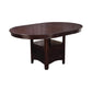 Lavon 5-piece Dining Room Set Espresso and Black 102671-S5 Coaster FredCo