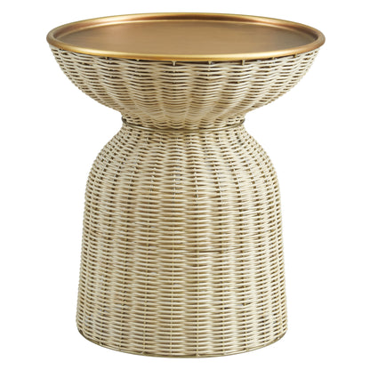Lazaro Round Rattan Side Table by Modway EEI-7189 FredCo