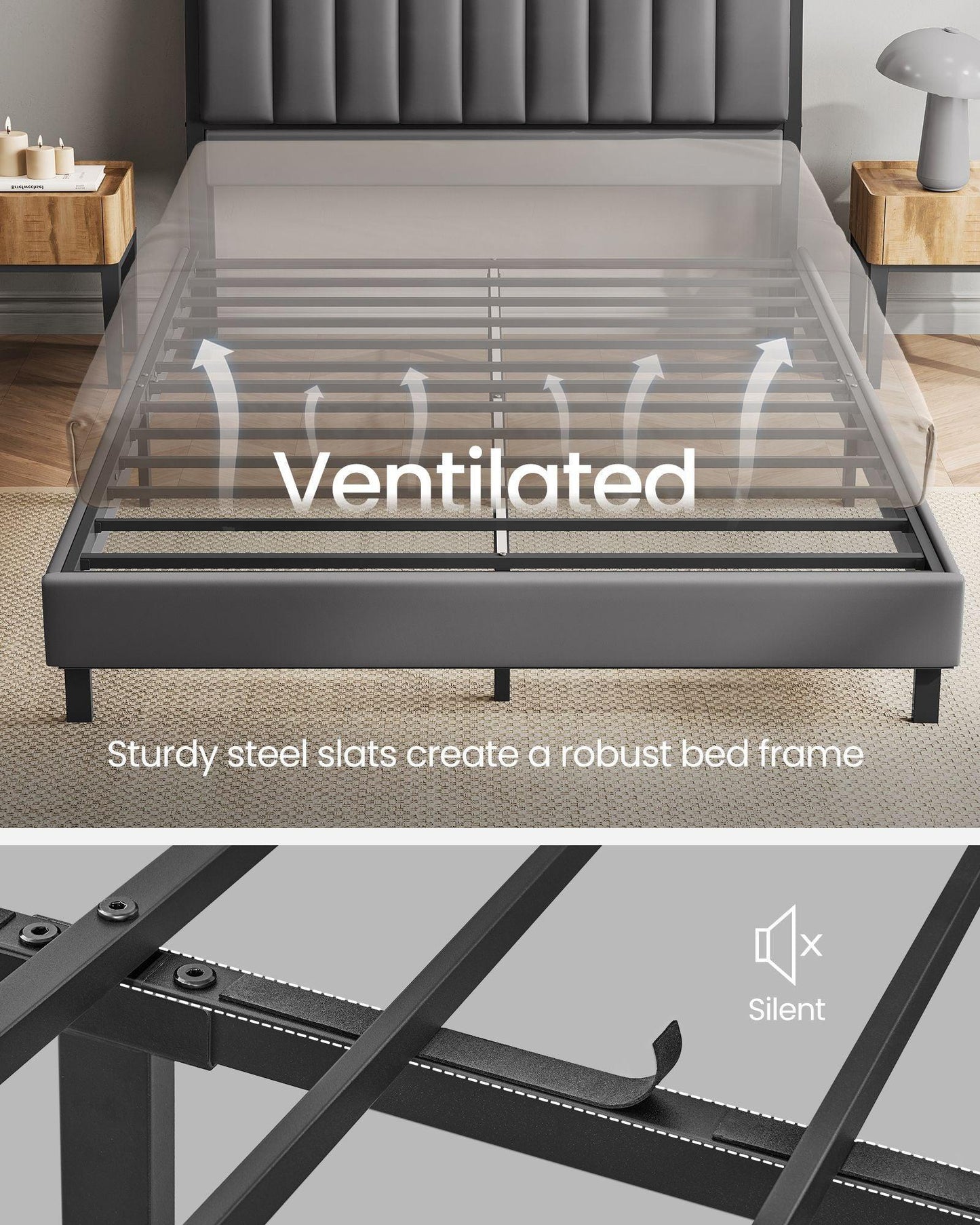 LED Bed Frame Full Size FredCo