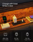 LED Bed Frame Queen Size, Storage Headboard and Charging Station FredCo