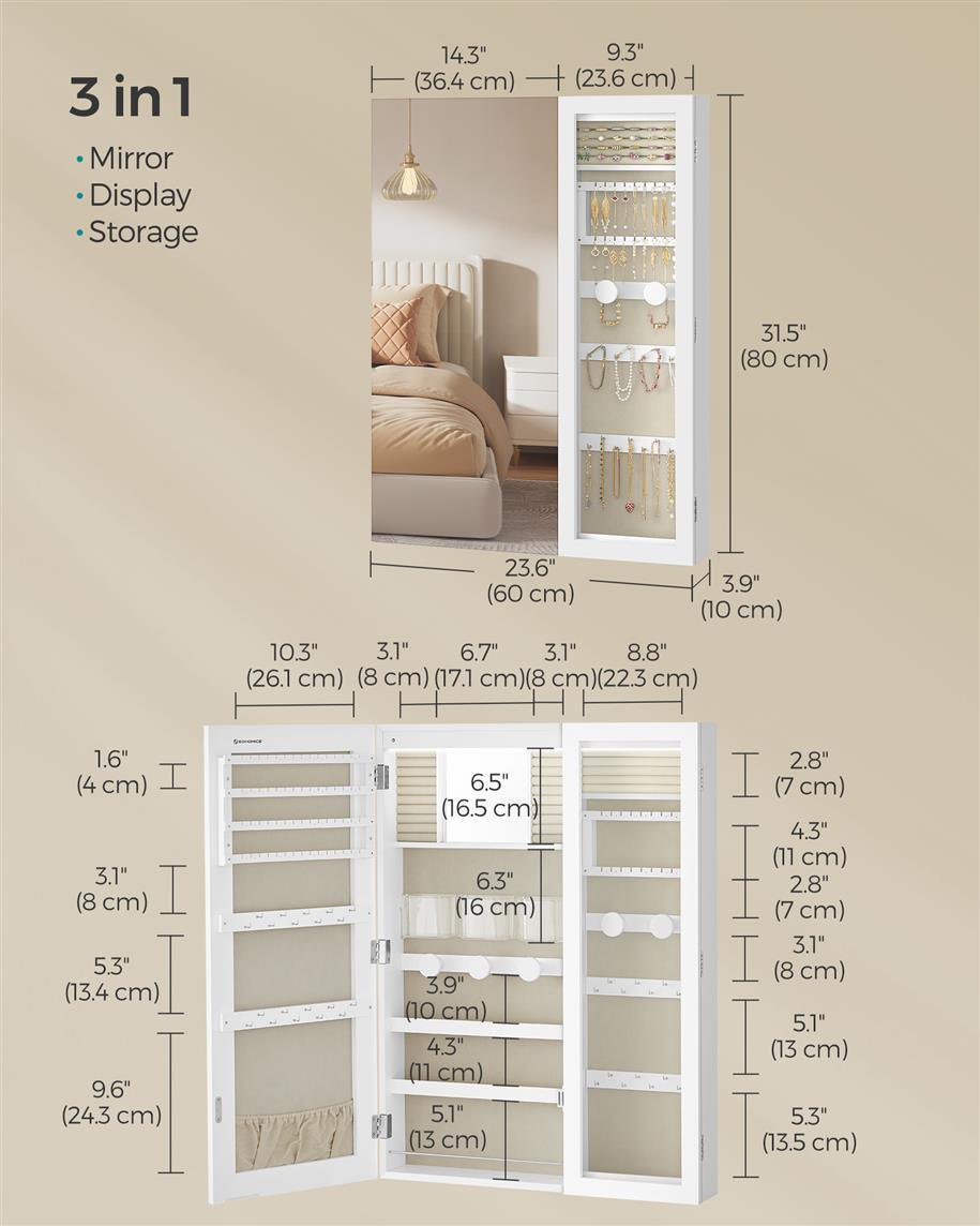 LED Jewelry Cabinet FredCo