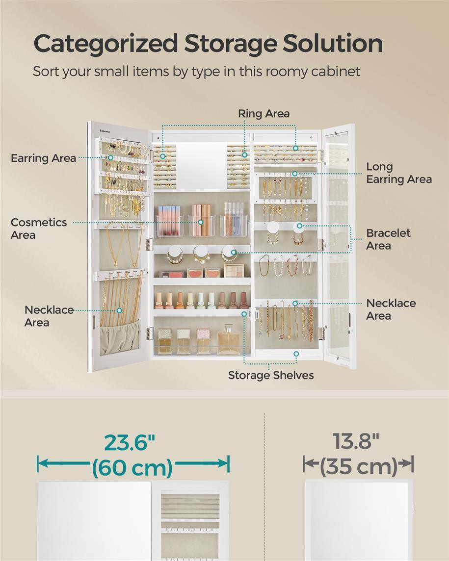 LED Jewelry Cabinet FredCo