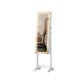 LED Mirror Jewelry Cabinet, White FredCo