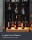 LED Sideboard Cabinet with Wine Storage FredCo