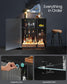 LED Sideboard Cabinet with Wine Storage FredCo