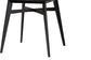 Leena Mid-Century Modern Black Finished Wood Counter Height Pub Table FredCo