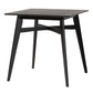 Leena Mid-Century Modern Black Finished Wood Counter Height Pub Table FredCo