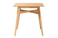 Leena Mid-Century Modern Natural Oak Finished Wood Counter Height Pub Table FredCo