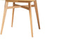 Leena Mid-Century Modern Natural Oak Finished Wood Counter Height Pub Table FredCo