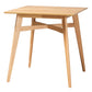 Leena Mid-Century Modern Natural Oak Finished Wood Counter Height Pub Table FredCo