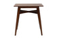 Leena Mid-Century Modern Walnut Brown Finished Wood Counter Height Pub Table FredCo