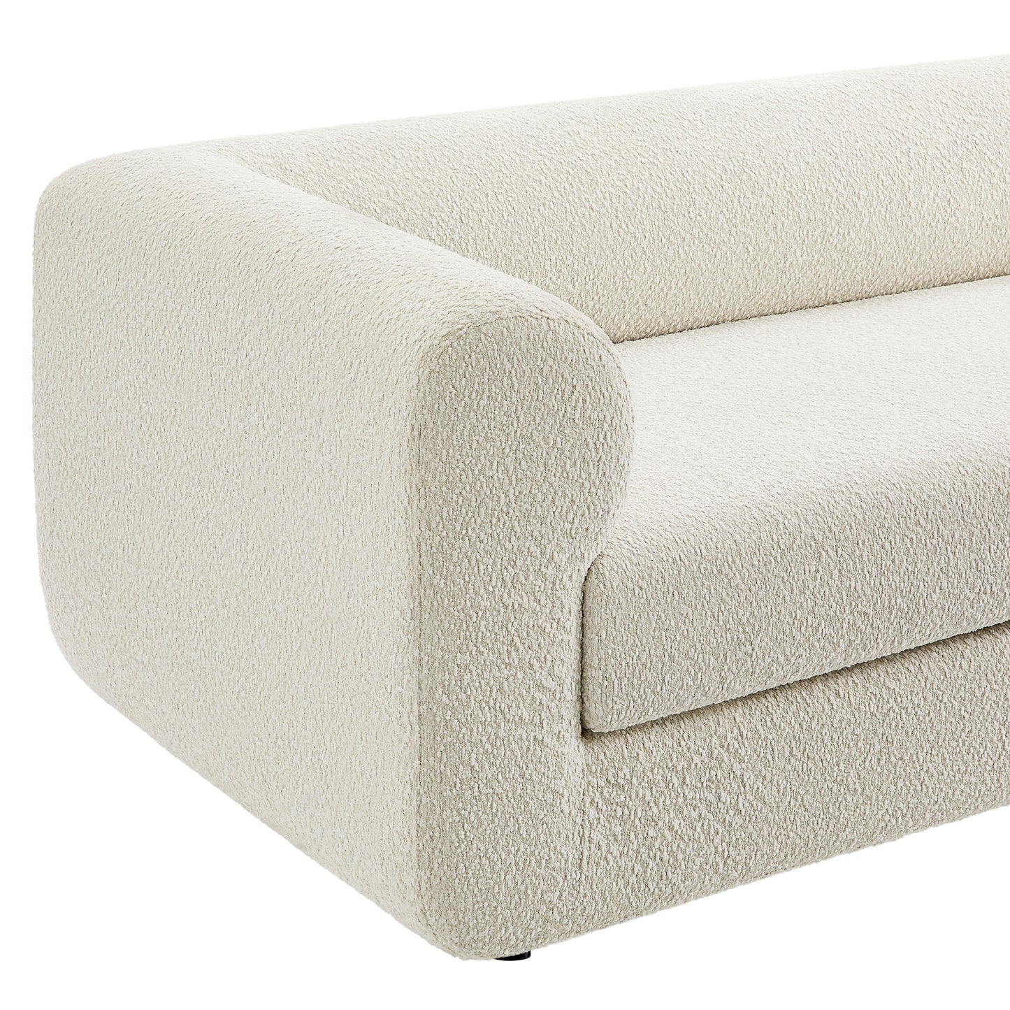 Leif 89" Boucle Upholstered Sofa by Modway EEI-7280 FredCo