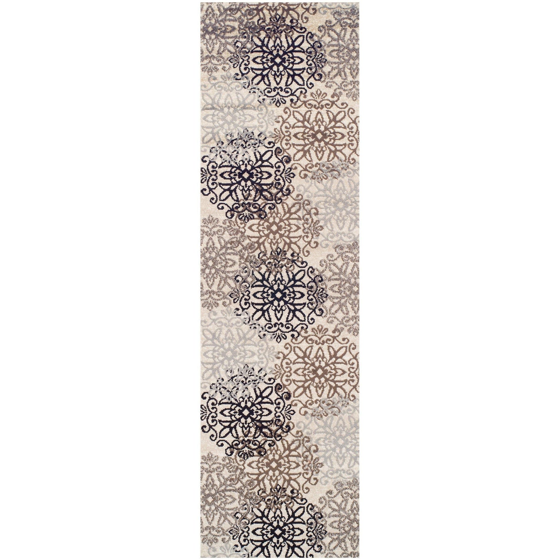 Leigh Vintage Floral Medallion Rug FredCo