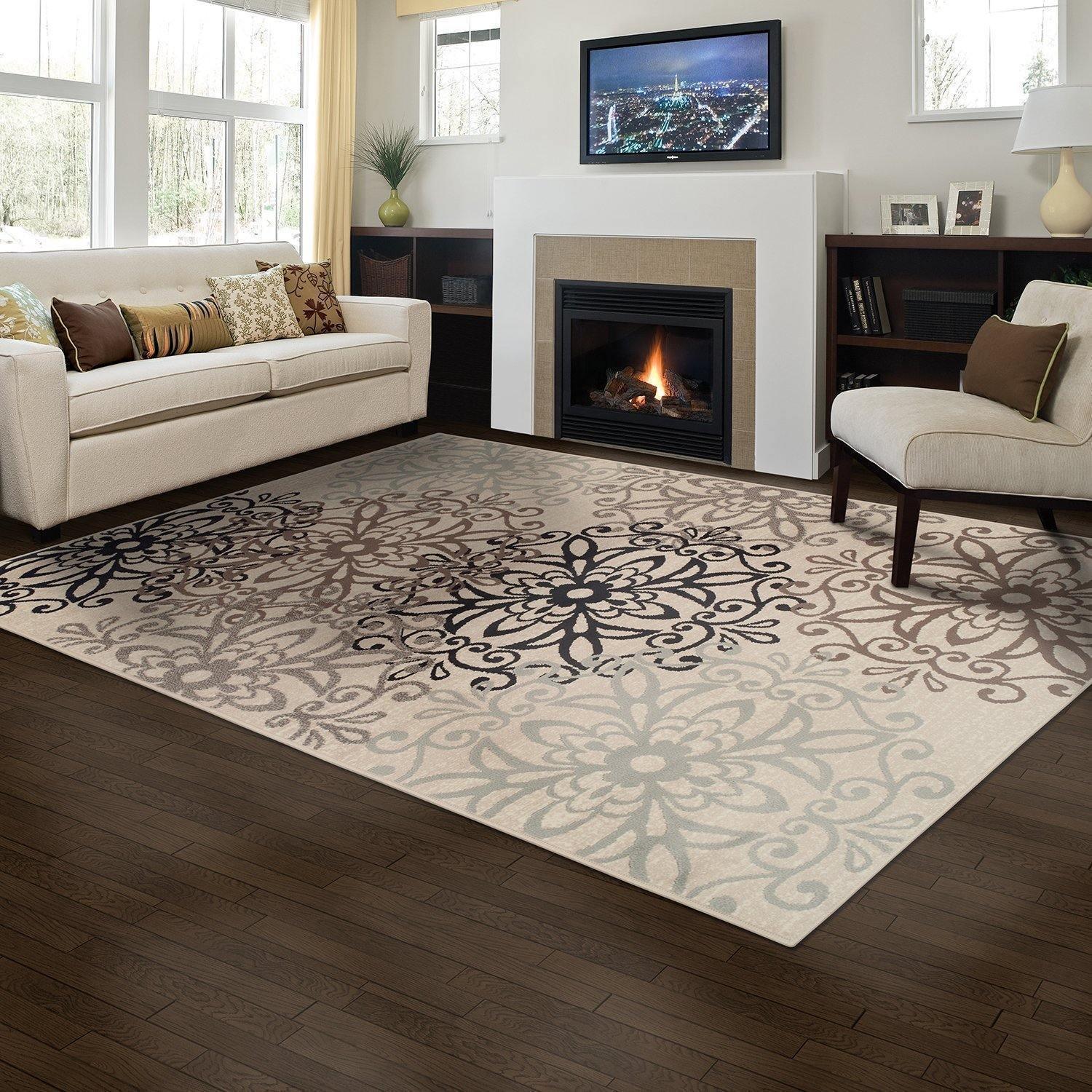 Leigh Vintage Floral Medallion Rug FredCo