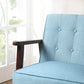 Leisure Chair with Solid Wood Armrest FredCo