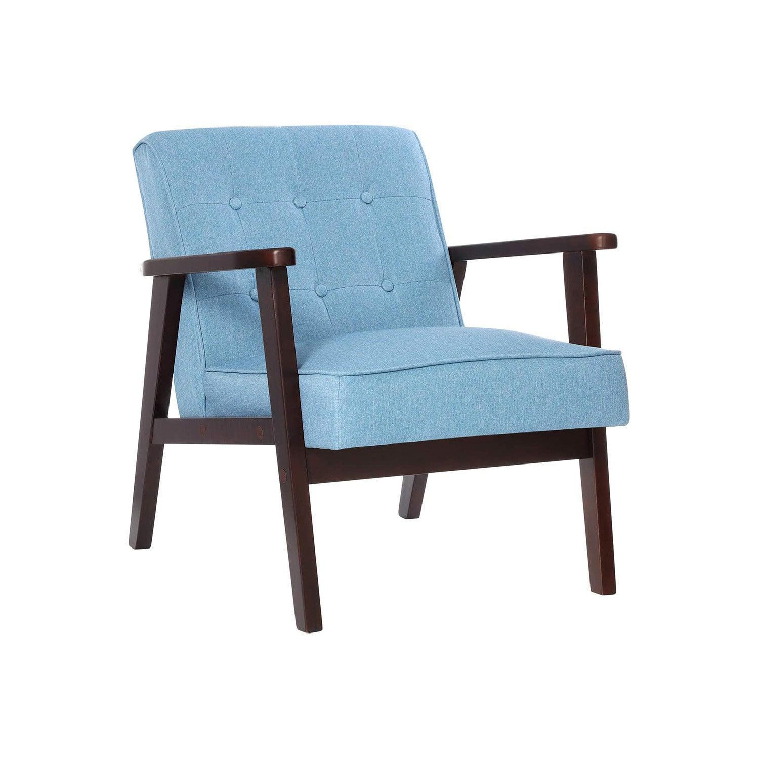 Leisure Chair with Solid Wood Armrest FredCo