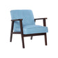 Leisure Chair with Solid Wood Armrest FredCo