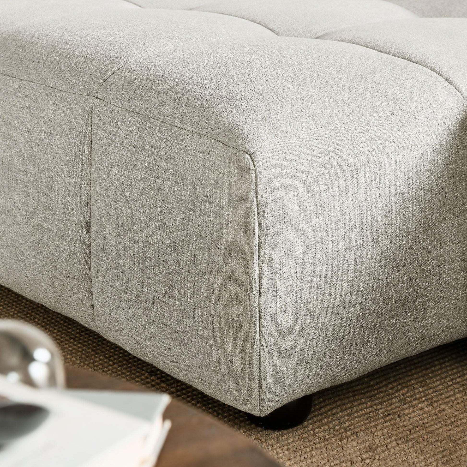 Liana Left-Facing Upholstered Fabric Modular Sofa with Chaise by Modway FredCo