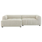 Liana Left-Facing Upholstered Fabric Modular Sofa with Chaise by Modway FredCo