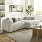 Liana Right-Facing Upholstered Fabric Modular Sofa with Chaise by Modway FredCo