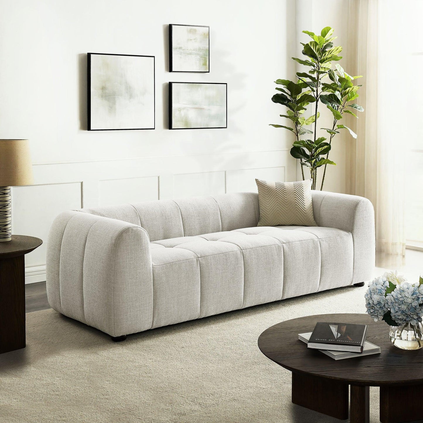 Liana Upholstered Fabric Sofa by Modway FredCo