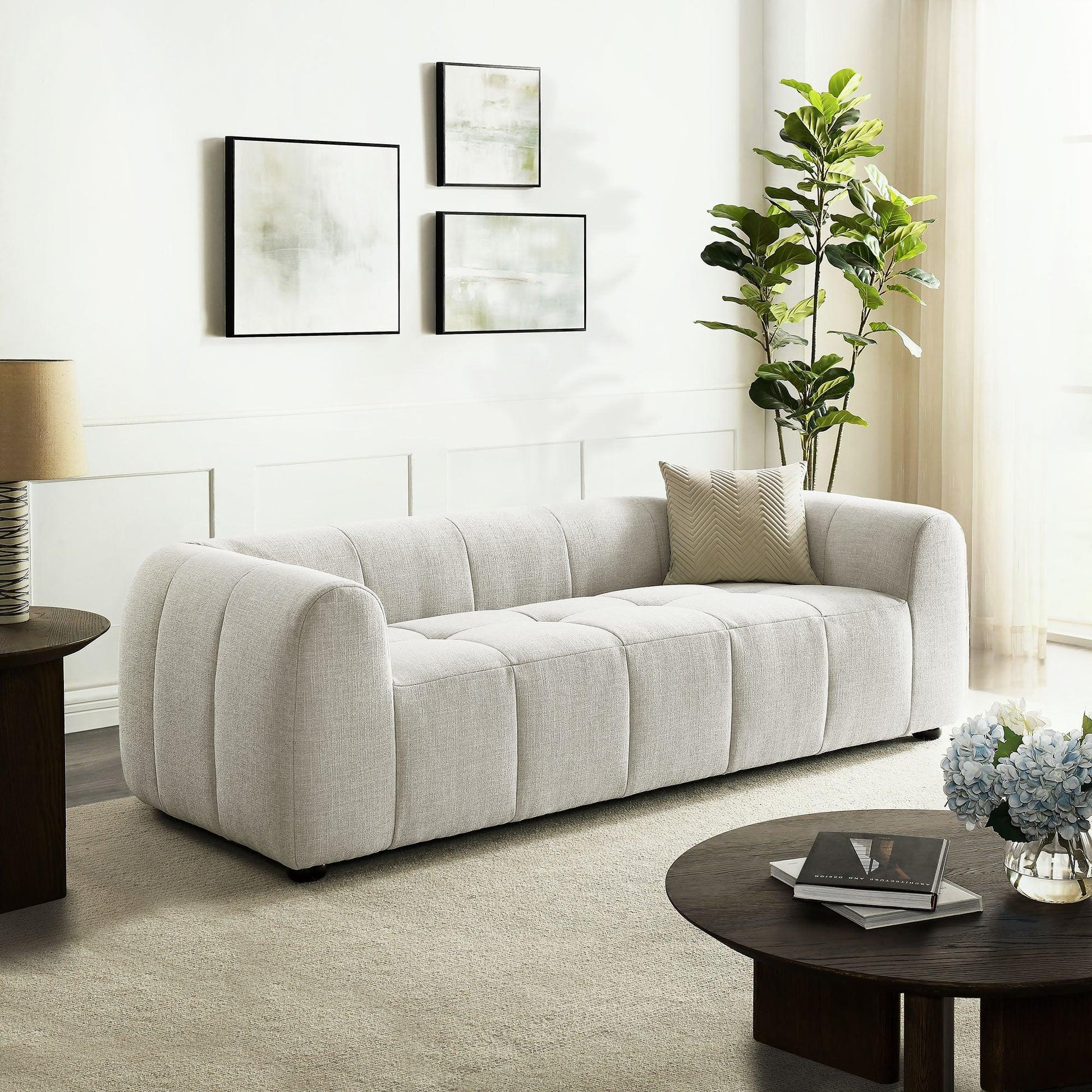 Liana Upholstered Fabric Sofa by Modway FredCo