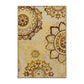 Liena Non-Slip Foldable Traditional Medallion Rug FredCo