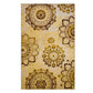 Liena Non-Slip Foldable Traditional Medallion Rug FredCo