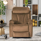 Lift Chair Recliner with Power Lift Assistance, Adjustable Angles, and Anti-Skid Stability, Brown FredCo