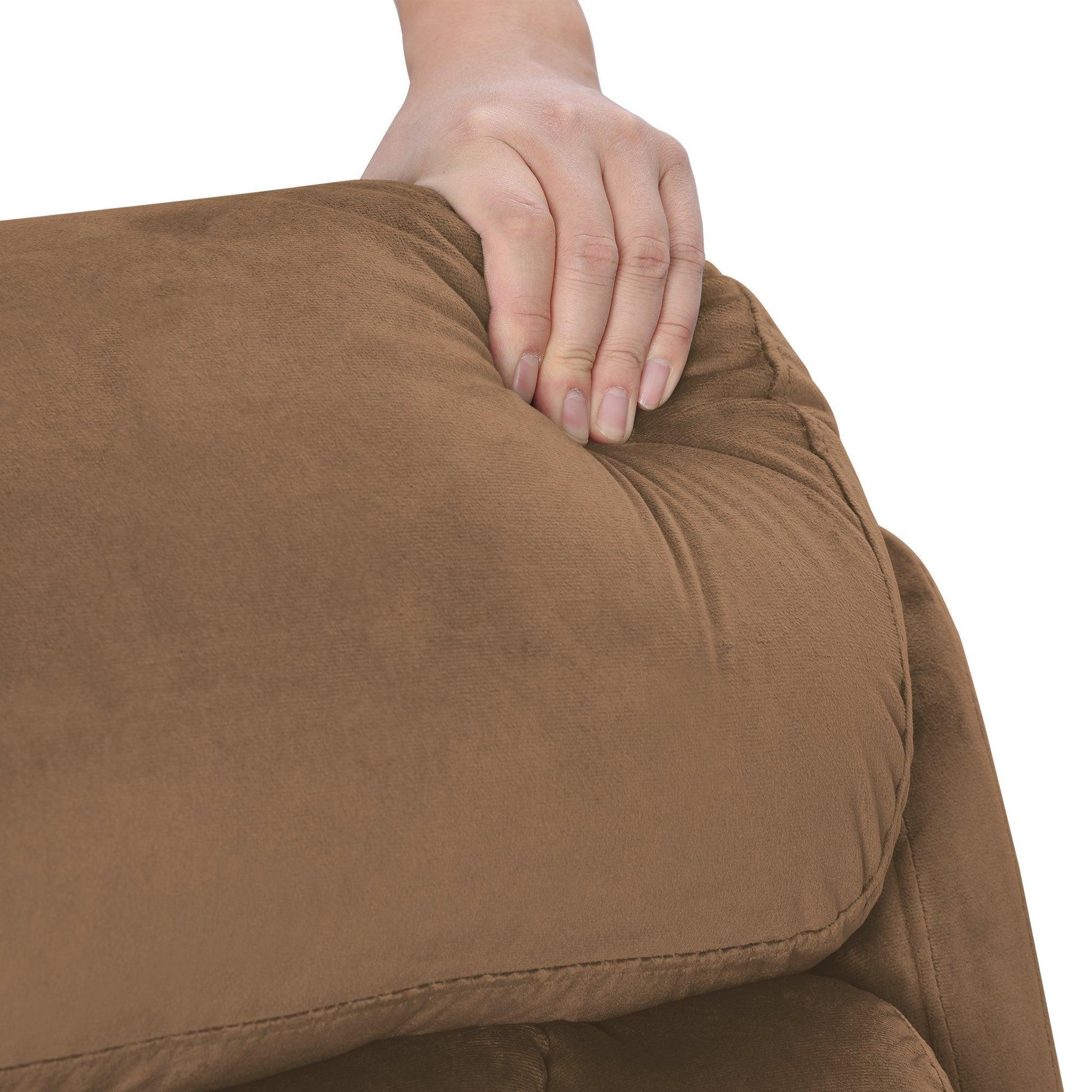 Lift Chair Recliner with Power Lift Assistance, Adjustable Angles, and Anti-Skid Stability, Brown FredCo