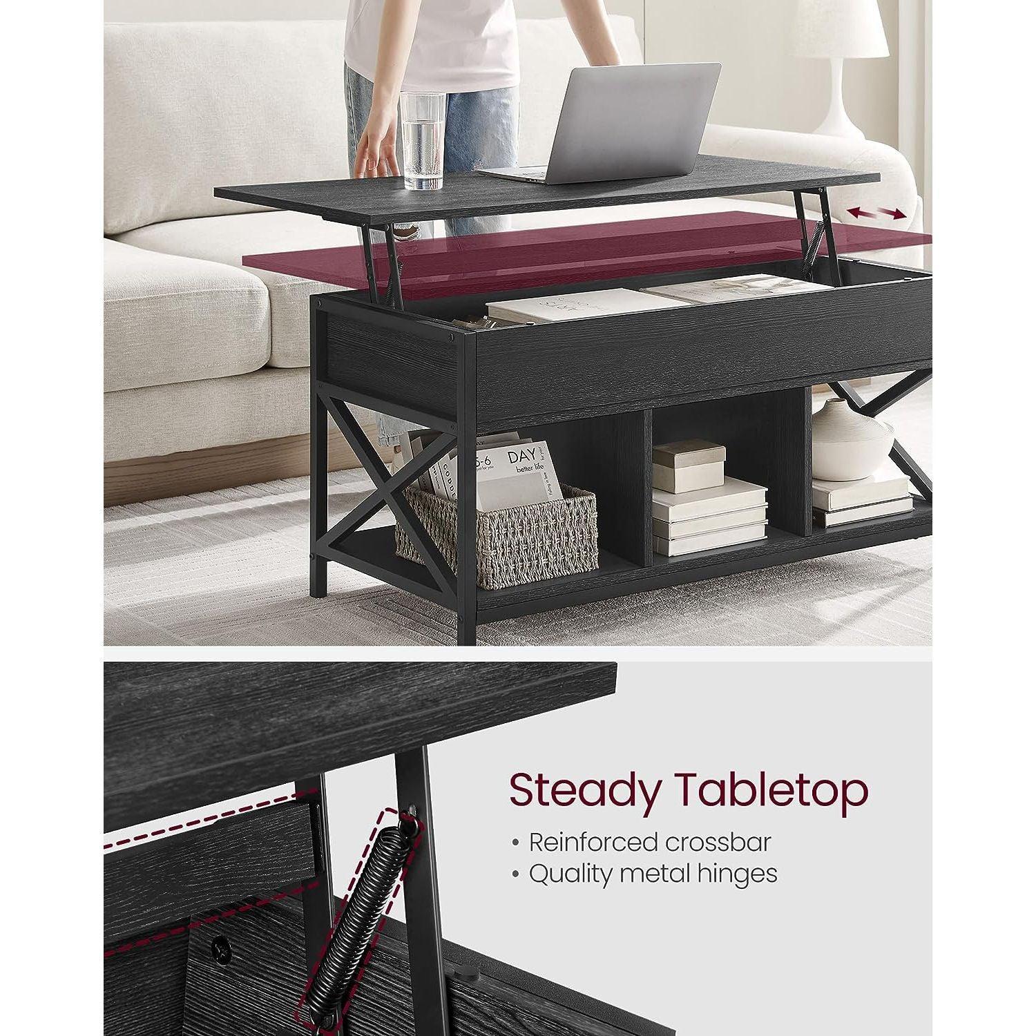 Lift Top Coffee Table for Living Room FredCo