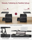 Lift Top Coffee Table with Power Outlet Charcoal Gray and Classic Black FredCo