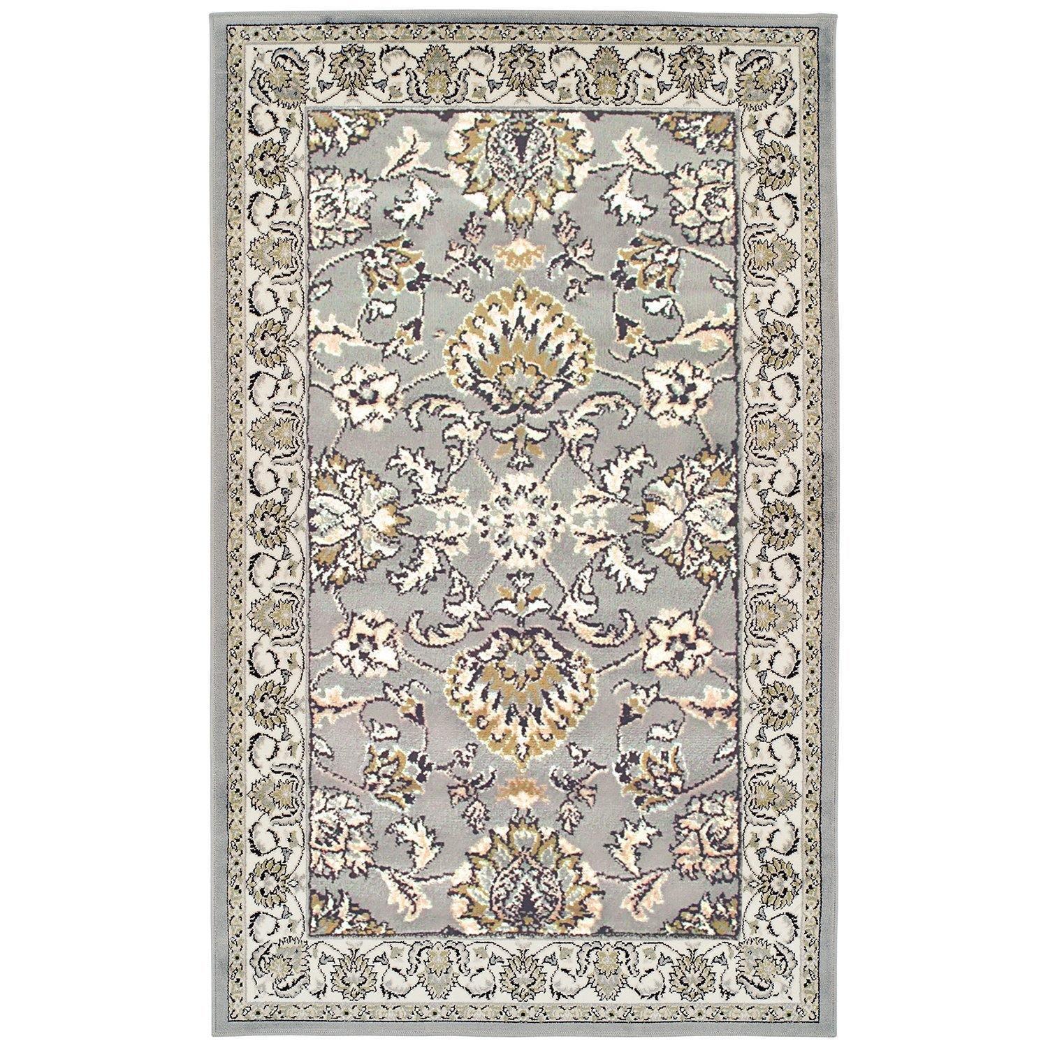 Lille Traditional Floral Palmette Motifs Rug FredCo