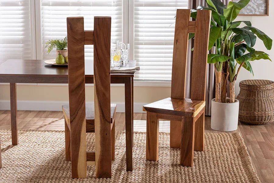 Lin Suar Wood Dining Chair FredCo