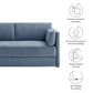 Linden Upholstered Heathered Chenille Sofa by Modway FredCo