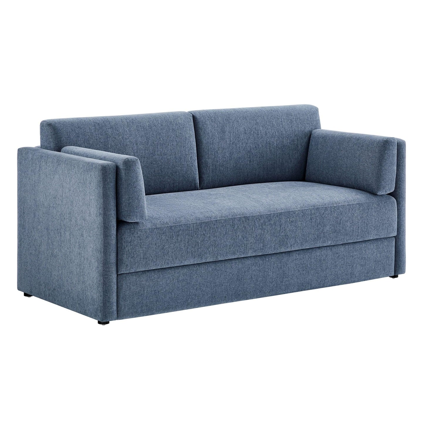 Linden Upholstered Heathered Chenille Sofa by Modway FredCo