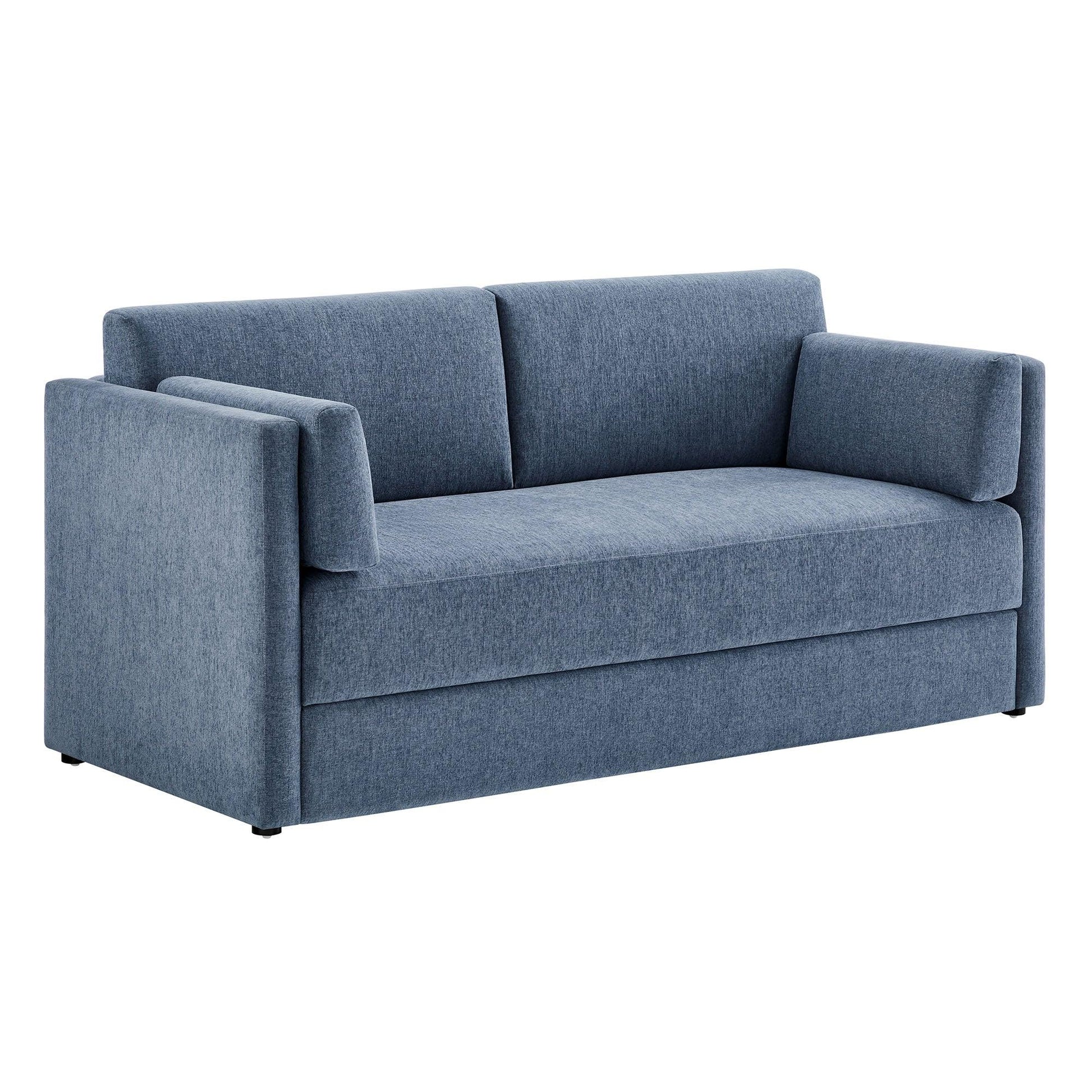 Linden Upholstered Heathered Chenille Sofa by Modway FredCo