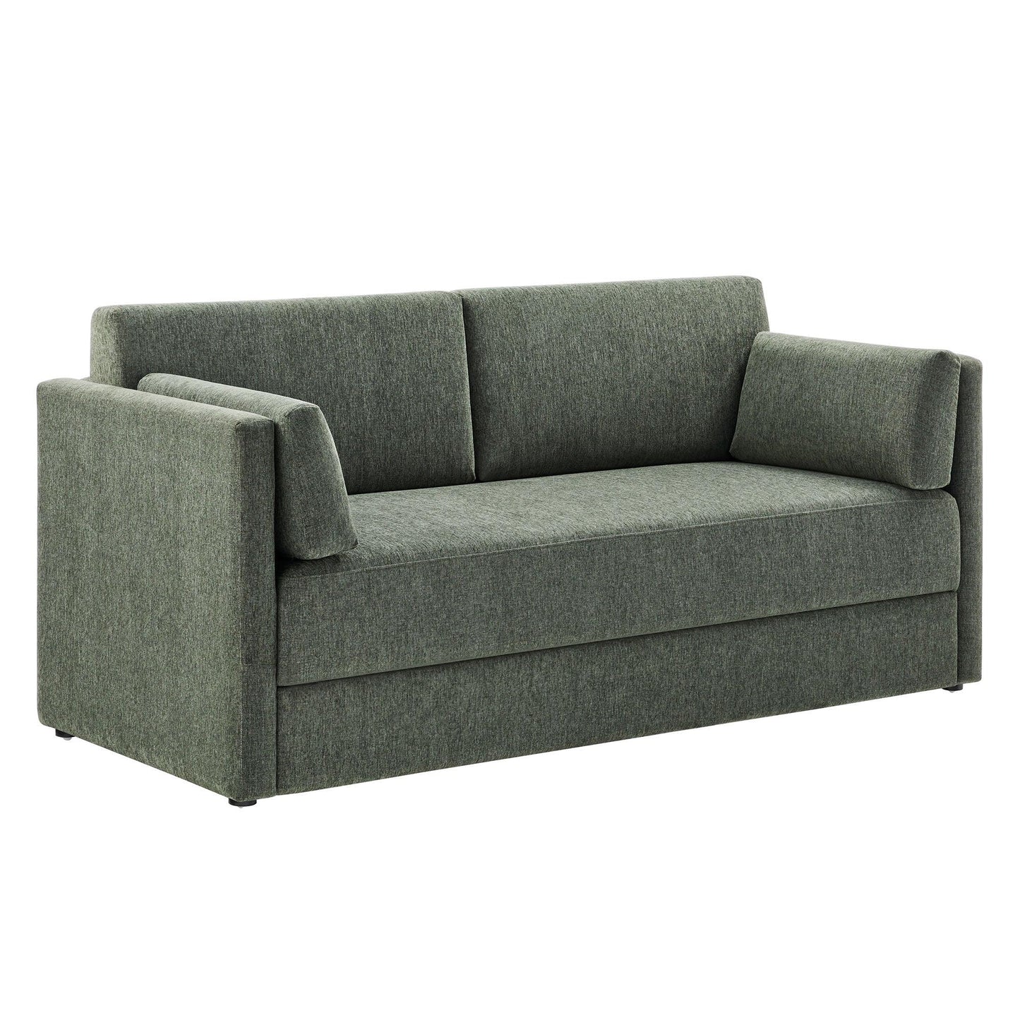 Linden Upholstered Heathered Chenille Sofa by Modway FredCo