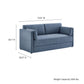 Linden Upholstered Heathered Chenille Sofa by Modway FredCo
