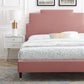 Lindsey Performance Velvet Full Platform Bed, MOD-6902 FredCo