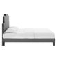 Lindsey Performance Velvet Twin Platform Bed, MOD-6897 FredCo