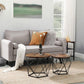 Linen-Look Surface Sofa FredCo