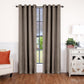 Linen Room Darkening Noise Reducing Thermal Blackout Curtain Set FredCo