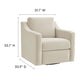 Liora Performance Velvet Armchair by Modway EEI-7282 FredCo