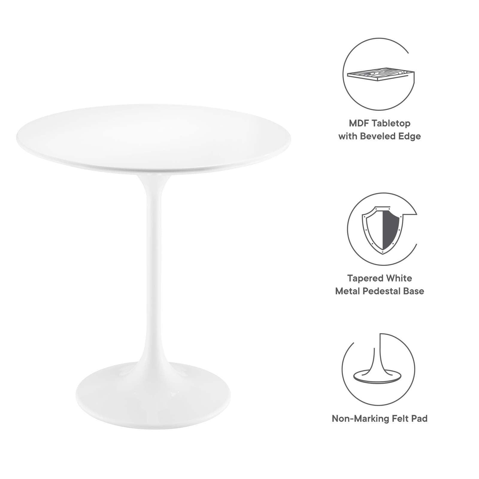 Lippa 20" Round Side Table, EEI-5678 FredCo