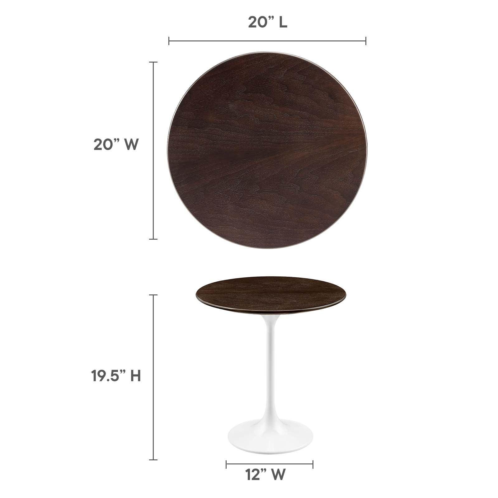 Lippa 20" Round Side Table, EEI-5679 FredCo