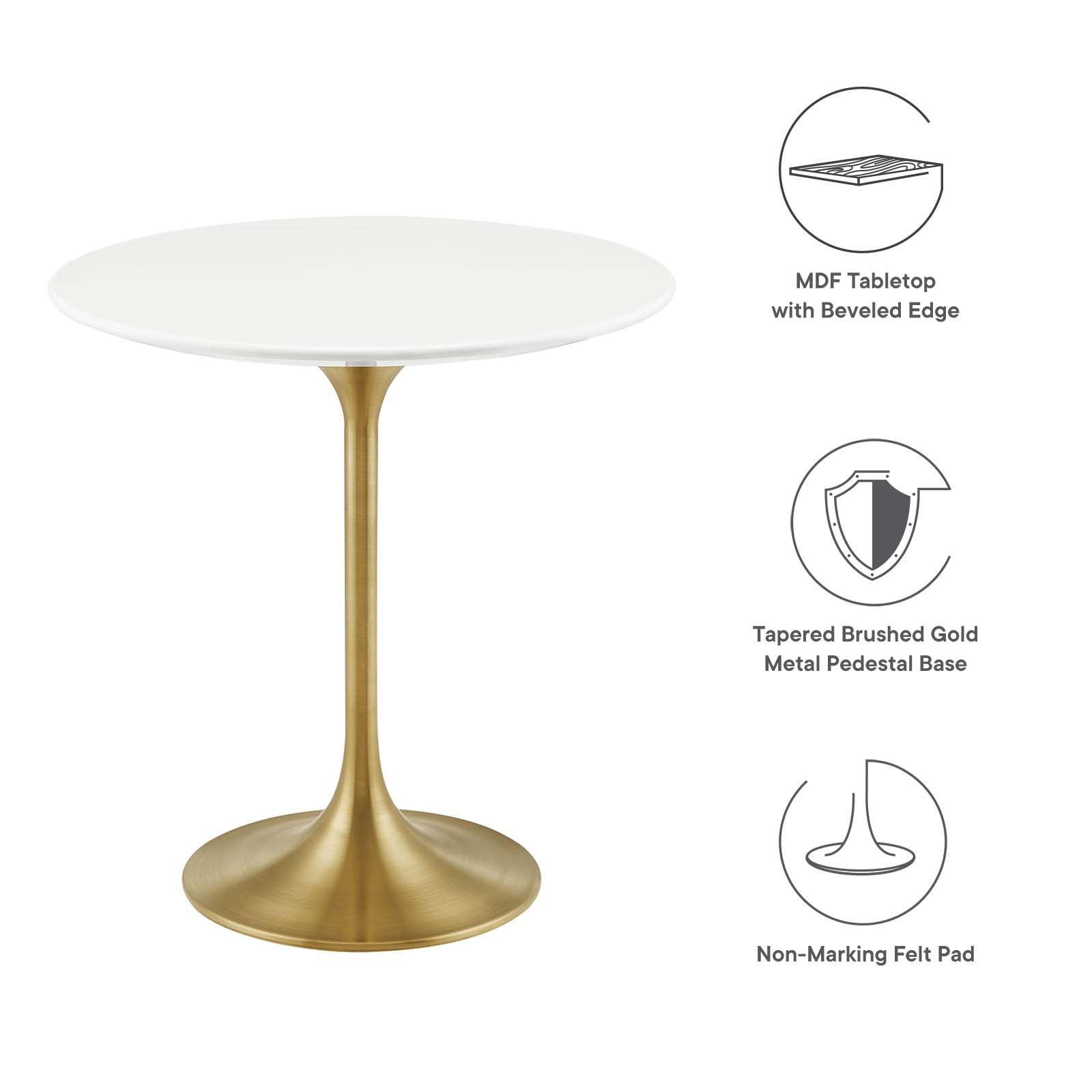 Lippa 20" Round Side Table, EEI-5683 FredCo