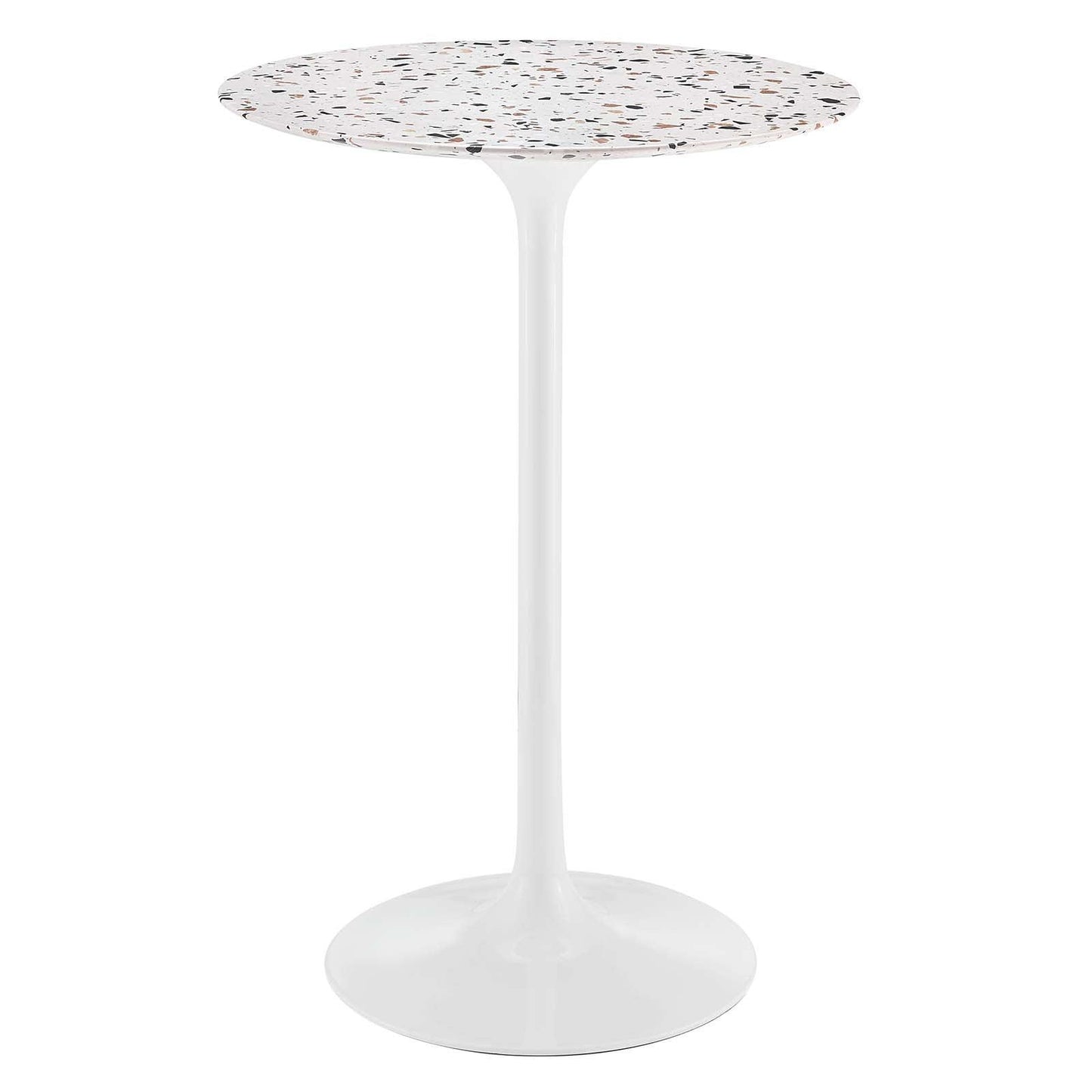 Lippa 28" Round Terrazzo Bar Table, EEI-5707 FredCo